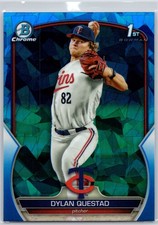 2023 Bowman Chrome Sapphire #BDC-25 Dylan Questad 1ST