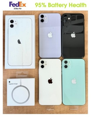 Apple iPhone 11 64GB Fully Unlocked Bundle EXCELLENT - Refurbished