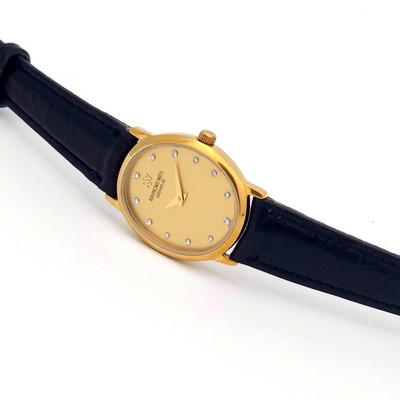 Raymond Weil Quartz Watch 5824 12 Diamond Dial Gold Tone Black