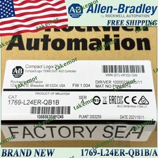 New Sealed AB 1769-L24ER-QB1B/A CompactLogix 750KB DI/O Controller Free Ship 1PC