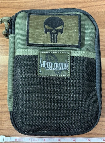 Maxpedition Fatty Pocket Organizer, OD Green, Excellent Condition, Zippered