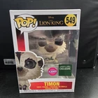 FUNKO POP TIMON THE LION KING 549 FLOCKED BARNES & NOBLE EXCLUSIVE
