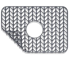 18.2"x12.5" Kitchen Sink Mat Bottom Protector Insert Stainless Steel Grey