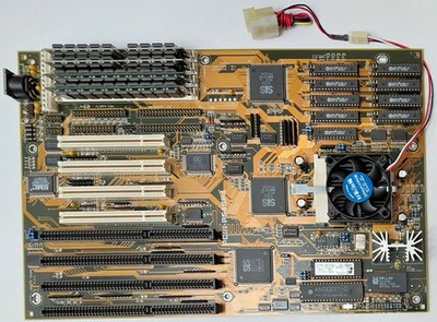 ASUS PCI/I-P54SP4 Sockel 5 ISA retro Mainboard + Pentium 100MHz + 32MB RAM