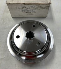 Small Block Chevy Aluminum 3 Groove Crankshaft Pulley Old Air Products USA Made!