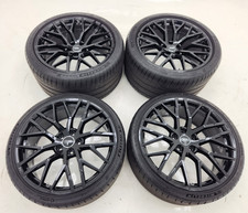 20" AUDI R8 PERFORMANCE BLACK FACTORY OEM 5X112 WHEELS & TIRES Staggered Rims