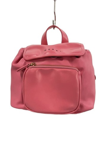 MARNI Backpack KID Polyester PNK M01606 Used