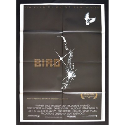 Werbeplakat Bird Clint Eastwood Charlie Parker Jazz Sax Music Saxophon Sax A50