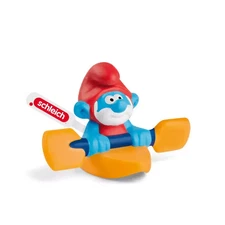 McDonald's Happy Meal Smurfs (2024) - Schleich 28021-12:  Papa Smurf in Canoe