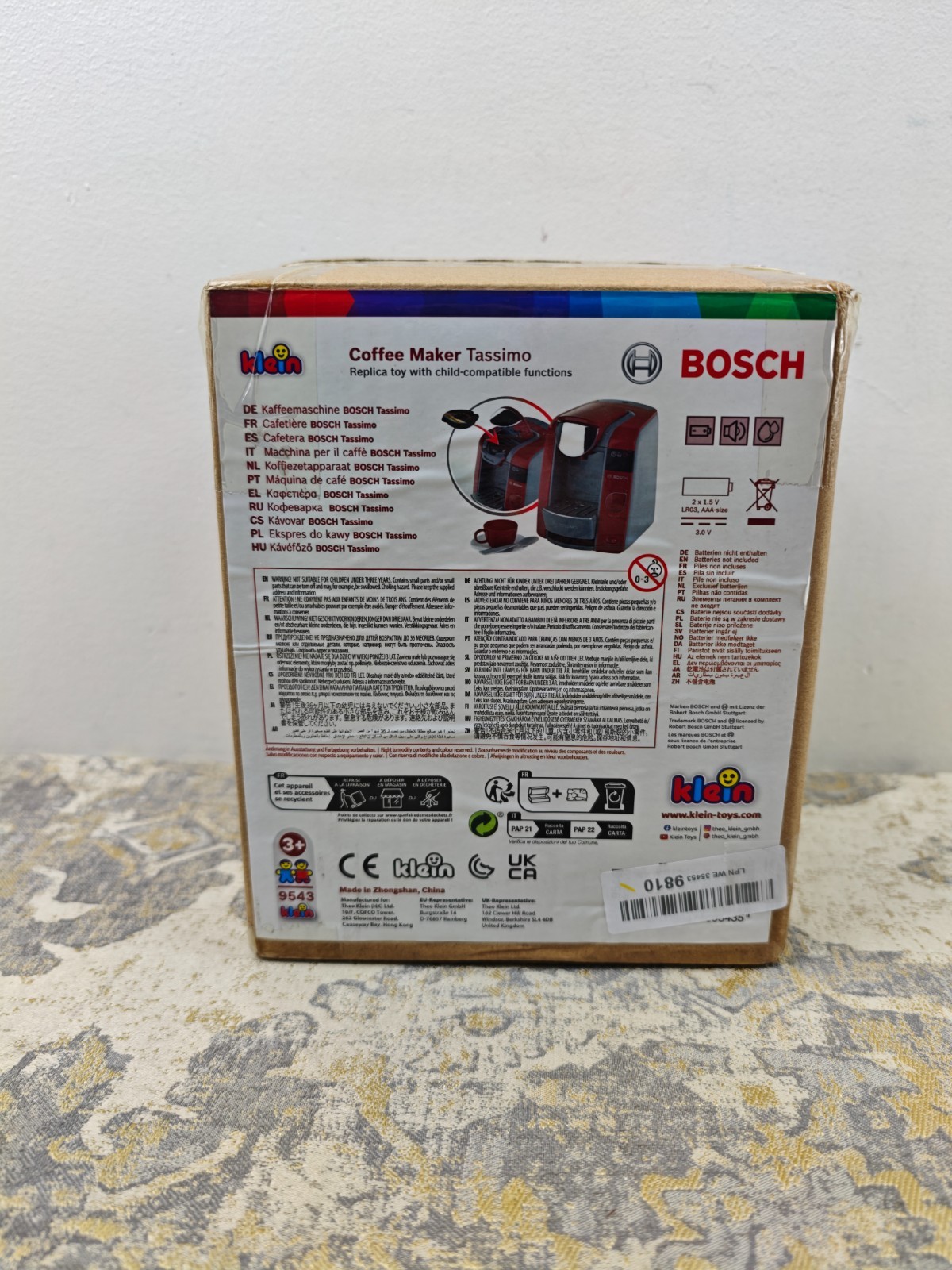 Theo Klein 9543 Bosch Tassimo Coffee Machine I Can be Filled up with Water(READ)