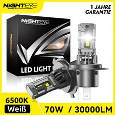 2X H4 Hi/Low Beam Auto Scheinwerfer Halogen 6500K Wei Birne Mit Zulassung Xenon