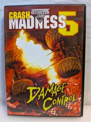 Monster Jam Trucks Crash Madness 5 Damage Control DVD w/ Insert Booklet