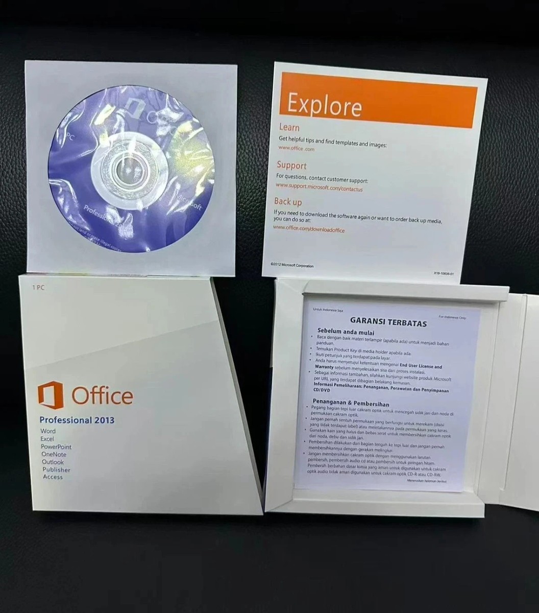 Microsoft Office Professional 2013 FULL Retail VERSION For 6PCs