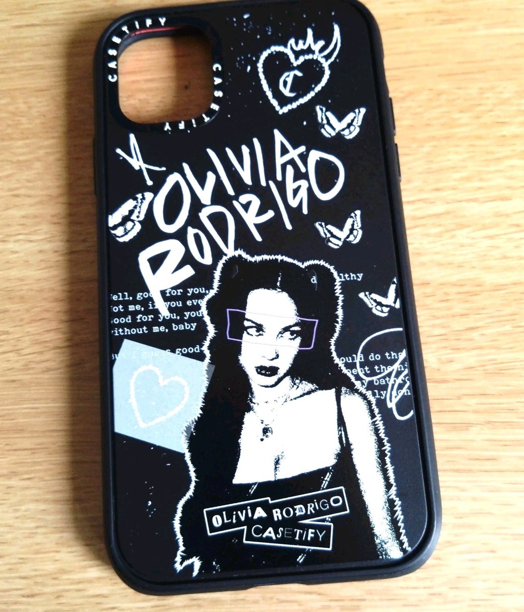 CASETiFY Olivia Rodrigo iPhone 11 Case Black/White 