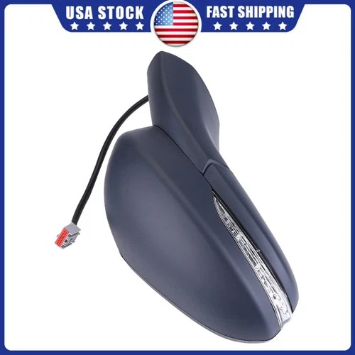 FIT FORD FUSION 2015-2020 RIGHT PASSENGER SIDE MIRROR RH 7PIN PRIMED SIGANL LAMP