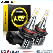 For Ford F150 F250 Super Duty Golden Yellow 9145 H10 LED Fog Light Bulbs 2x D