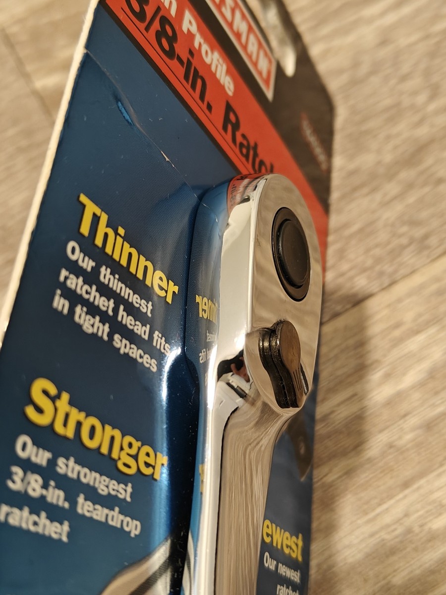 Craftsman 3/8 Drive 84t Tooth Thin Profile Ratchet 44995 for sale