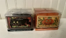 Yankee Candle Black Licorice & Trick Or Treat Boxed Scented Tea Lights