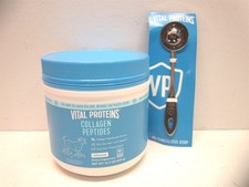 Vital Proteins 14.3oz. Unflavored Collagen Peptides Powder 07/2027 with Spoon