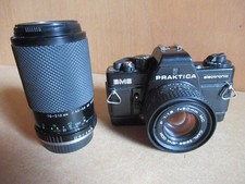Appareil Photo PRAKTICA BMS electronic 2 Objectif Macro & 50mm Argentique reflex