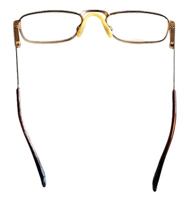 SAFILO LIBRARY 1321 0000 52-21-145 MEN'S EYEGLASSES FRAMES BROWN/GOLD ITALY