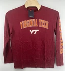 Virginia Tech Hokies Fanatics Large Long Sleeved T Shirt Mens New NWT