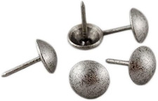 100 Pcs/Box Upholstery Nails,Tacks 7/16In Head Dia Antique Pewter Finish DX0