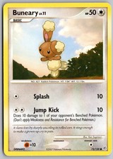 Buneary 73/130 Diamond & Pearl Pokemon LP Ken Sugimori on eBay