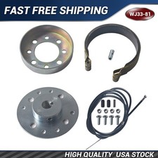 Rear 4"Drum Brake Band Pin Cable Steel Sprocket Brake Hub Fit Predator 212/196cc