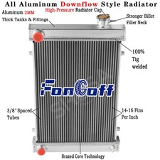 3 Rows Aluminum Radiator Fit Lincoln Welder Vantage 400 500 500I G31154 CAG31155