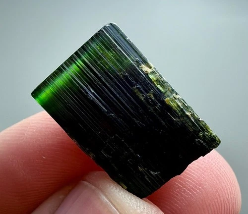 26 CTs Extraordinary Rarest TOURMALINE Crystal W/ ALBITE On Matrix @PAK