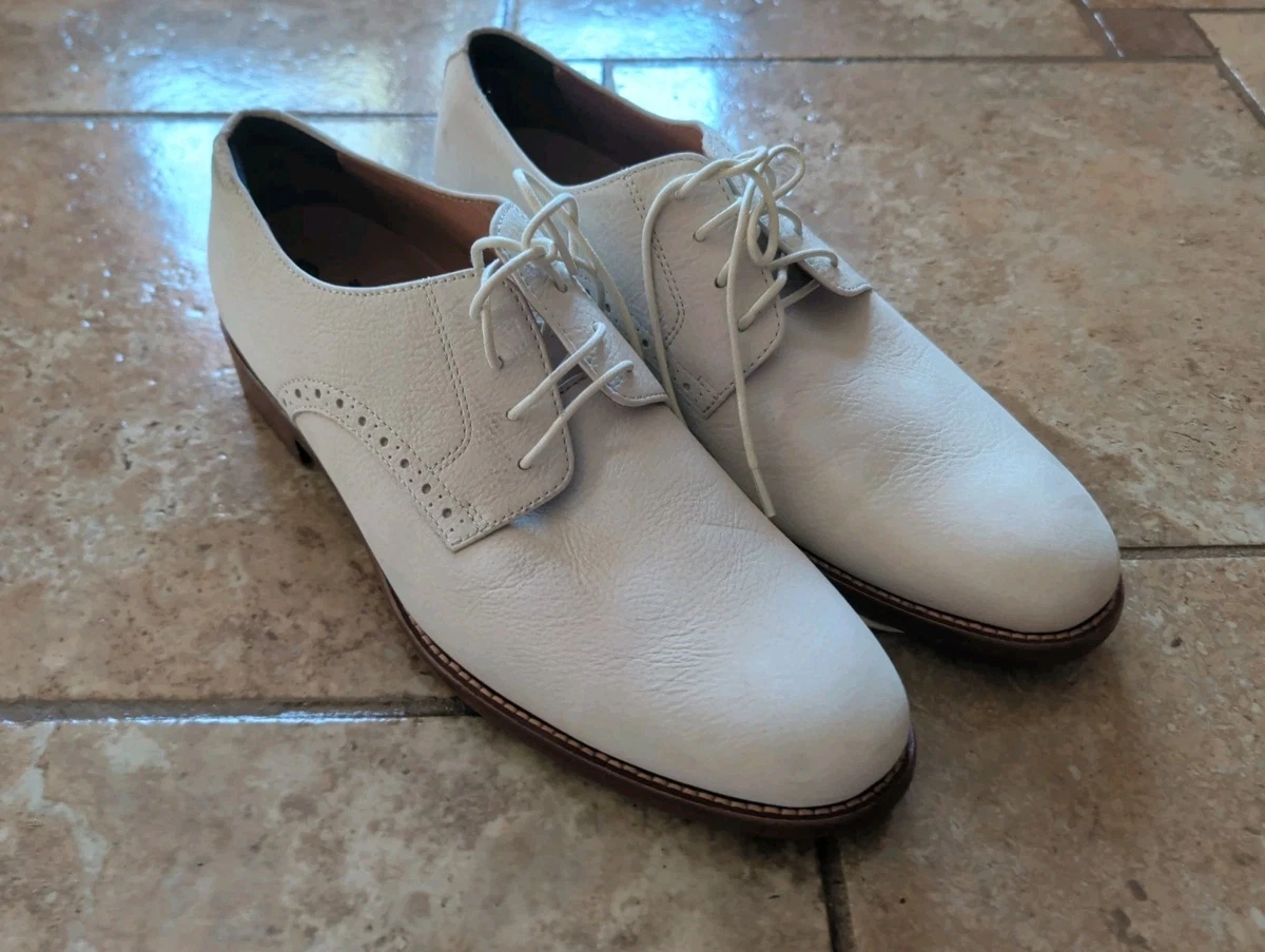 Johnston & Murphy Leather Upper White Dress Shoes for Men 