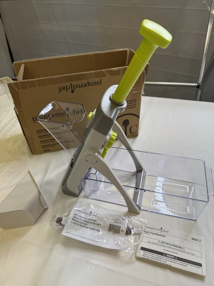 Pampered Chef Rapid prep Mandoline Food Slicer #100351 Kitchen Tool NIB - Image 2 of 4