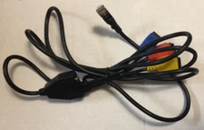 PAX SP30 Tri-Color Hub Cable 2M: Serial(RJ-11) Serial(RJ-11) LAN(RJ-45) PWR