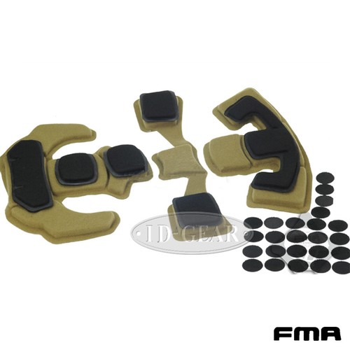 FMA Foam Pad Set per Airsoft Protezione Casco Versione Aggiornamento Military Hunting Airsoft - Foto 8 di 9