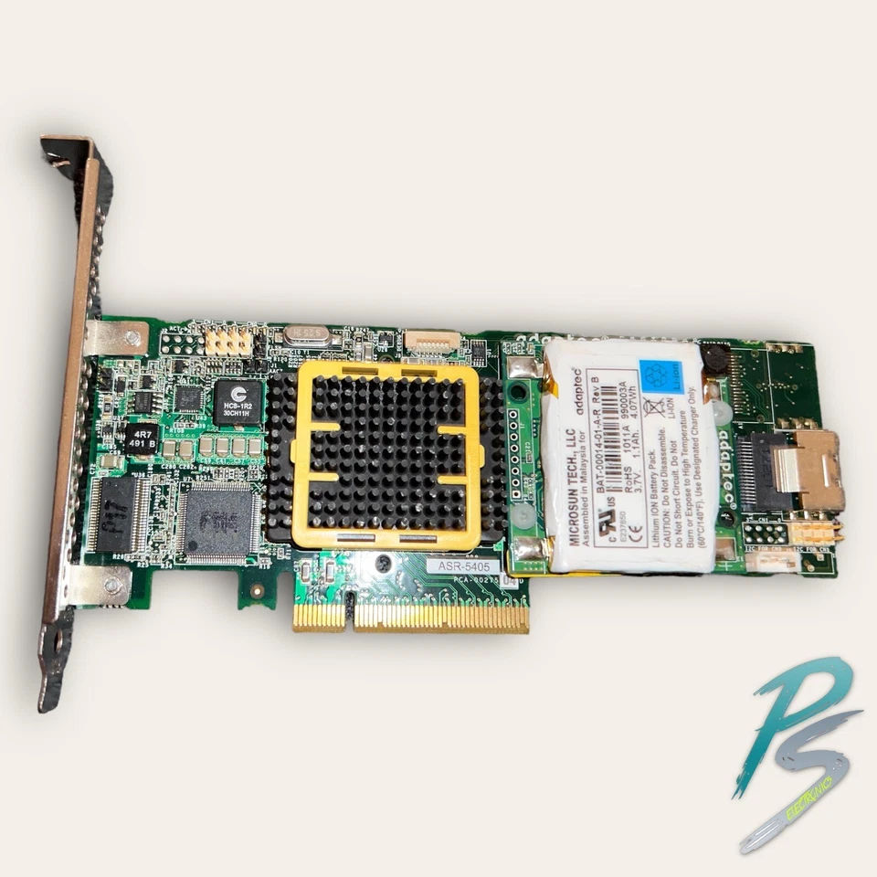 ADAPTEC ASR-5405 4-Port PCIe 8X 256MB Full Height RAID Controller Card - Image 2 of 4
