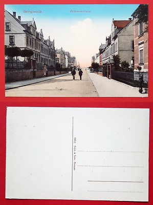 Postcard Geringswalde in Sat. around 1910 view in Goldammerstrasse (26781