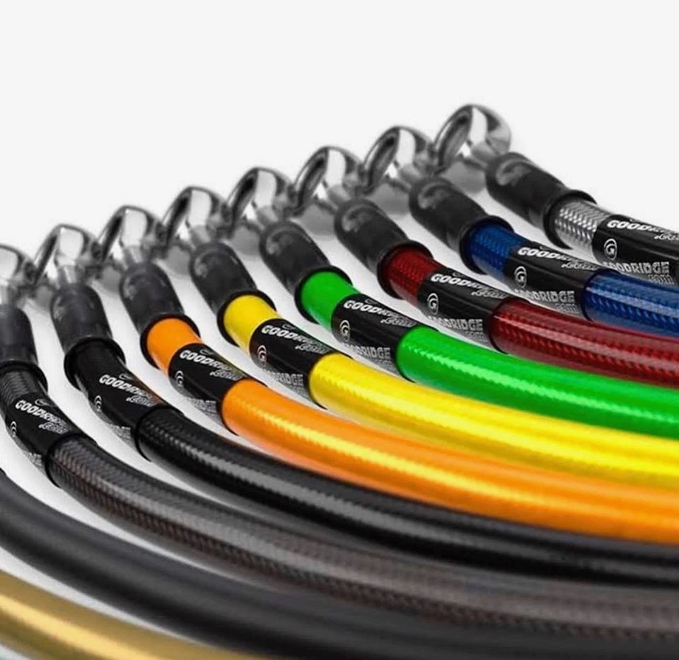 YAMAHA R1 1998 -2001 Goodridge braided brake lines – NON ABS front and rear T... - image 2 of 4