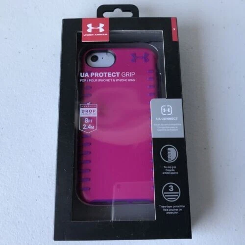 UNDER ARMOUR Protect Grip Pink Purple Protective Case Cover iPhone