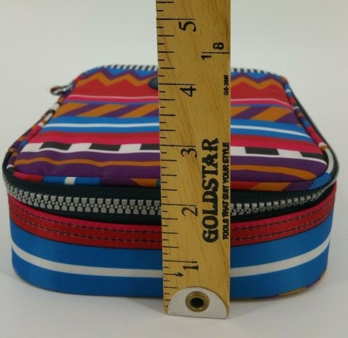 Kipling AC7252 100 Pens Case Pencil Accessory Nylon Print Multi Purpose Zip Bag - Picture 12 of 12