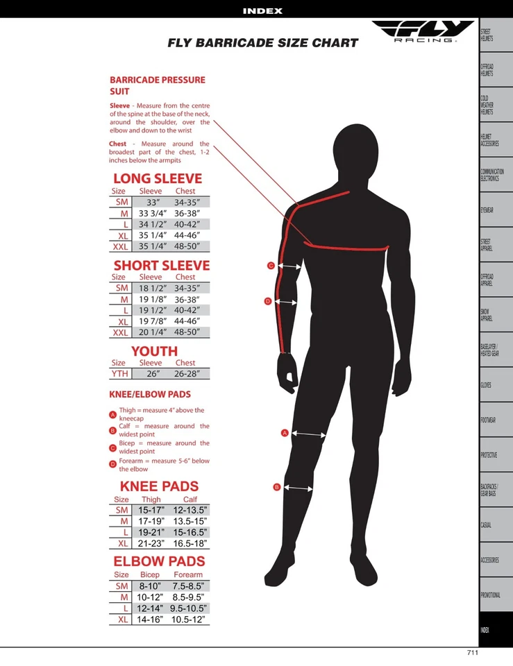 Novo Terno de Manga Longa Fly Racing CE Armour Barricade para MX Motocicleta ATV UTV - Imagem 4 de 4
