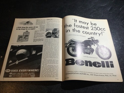 Cycle Magazine 1968 Honda CB350 CL350 Yamaha DT-1 250 Enduro Zundapp KS 100 ISDT - Picture 23 of 23