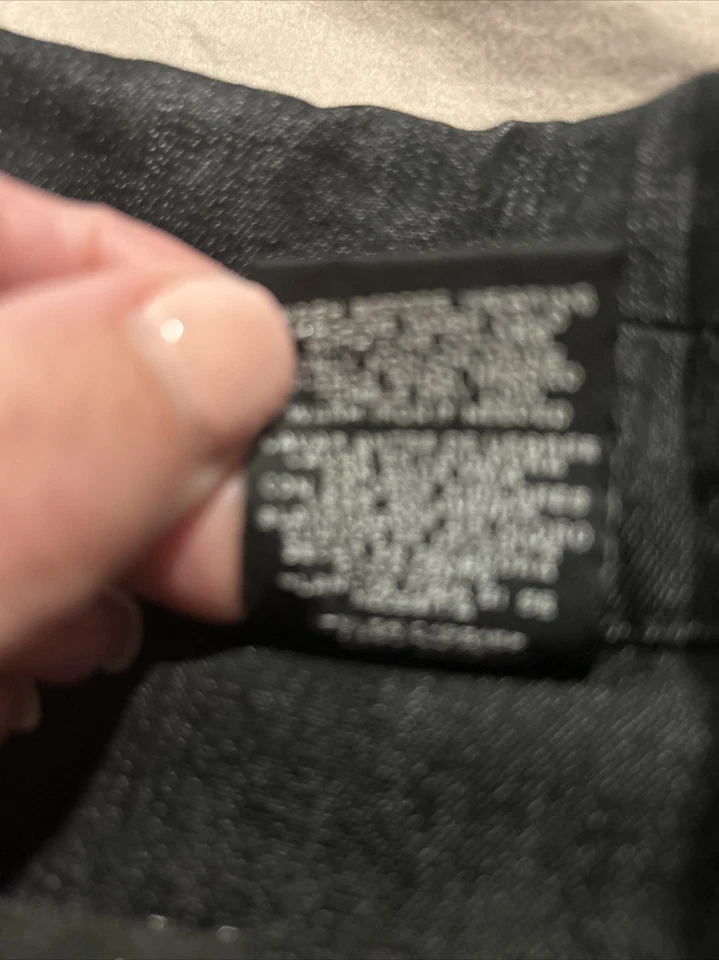 Blazer vaquero negro Nicole By Nicole Miller talla 10 cierre de gancho y ojo Foto 4 de 4