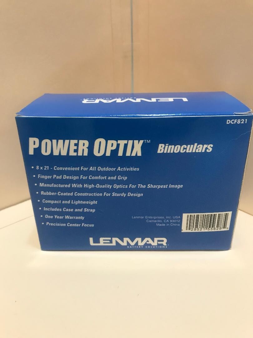 LENMAR-- POWER OPTIX----COMPACT SPORTS BINOCULARS----(NEW IN BOX