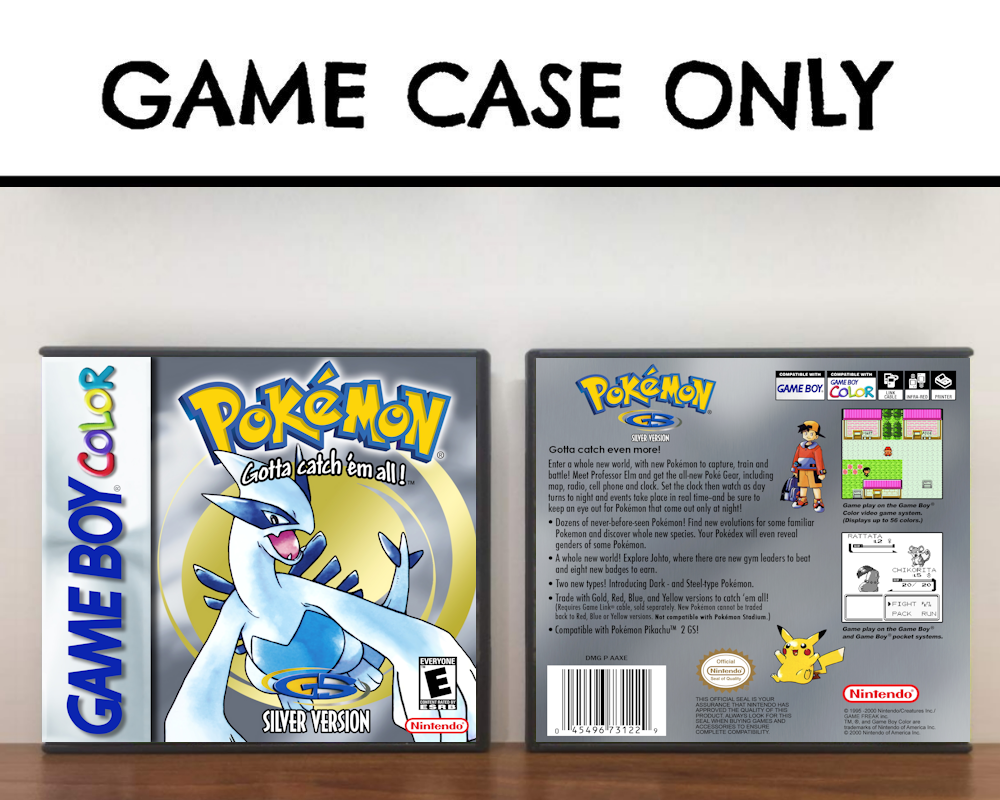 Pokémon Silver Version, Game Boy Color, Jogos