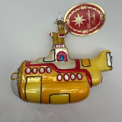 Christopher Radko Beatles Captain Captain Yellow Submarine Ornament eBay