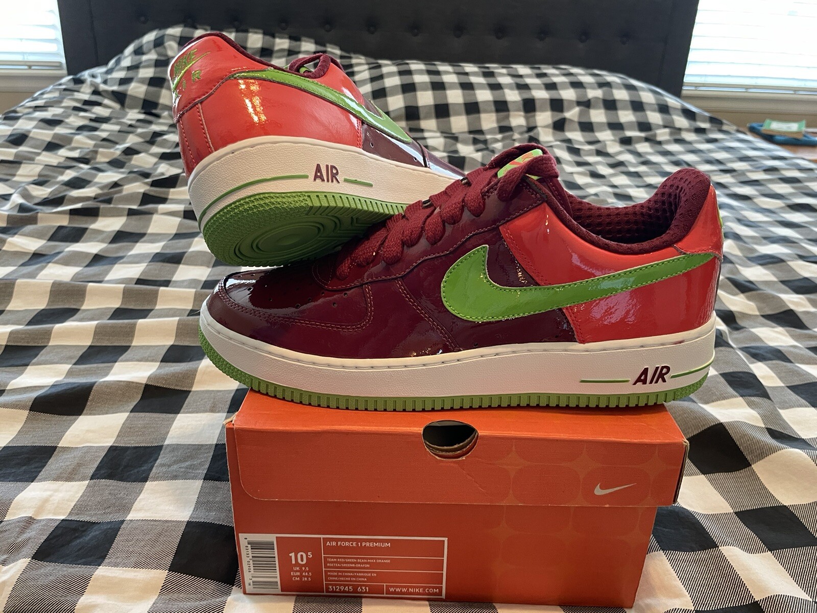 Size 10.5 - Nike Air Force 1 Premium Kiwi for sale online | eBay