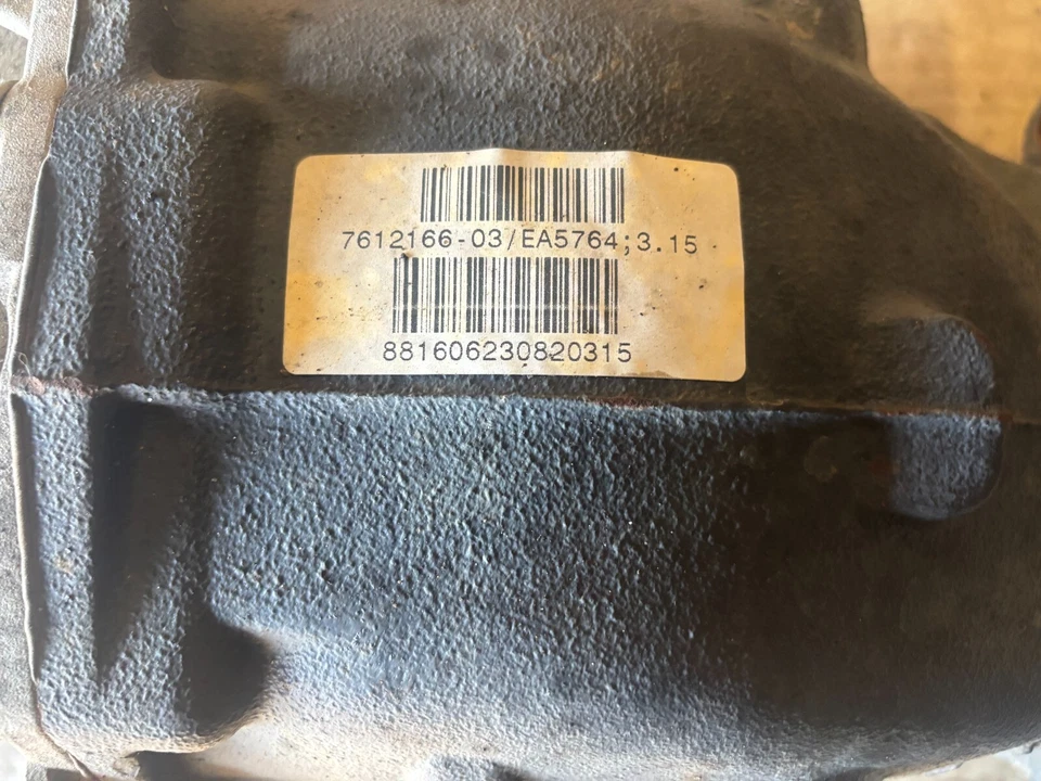 BMW 328I 320I 420I 428I 220I F30 OEM 12-16 RELACIÓN EJE TRASERO DIFERENCIAL 3,15 Foto 3 de 4