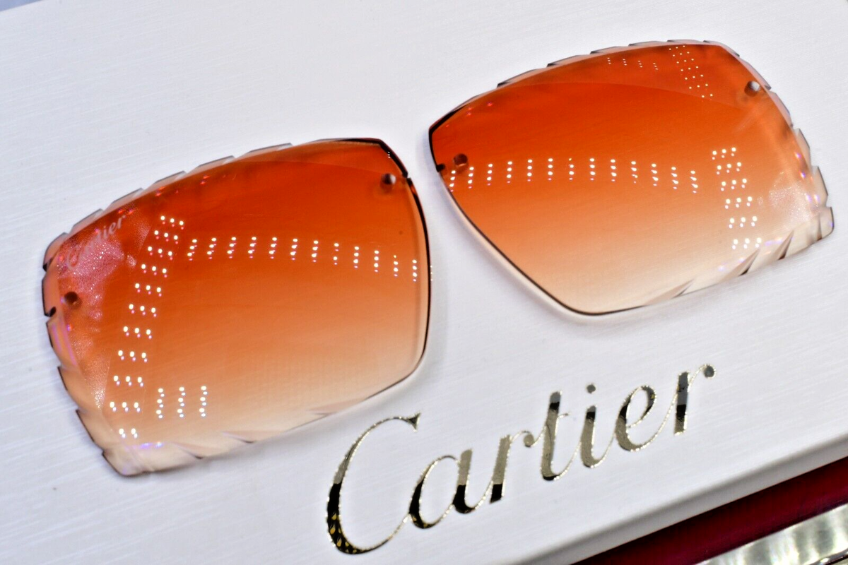 Cartier Whiskey gradient diamond cut lenses ct0287o ct0464o
