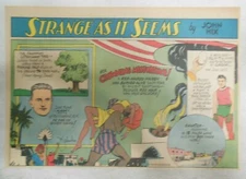 Strange As It Seems: Burning Redheads in Egypt, Iowa Tree! by Hix from 4/16/1939